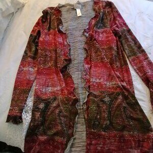 Tracy Porter Boho duster top  - Size 8-10